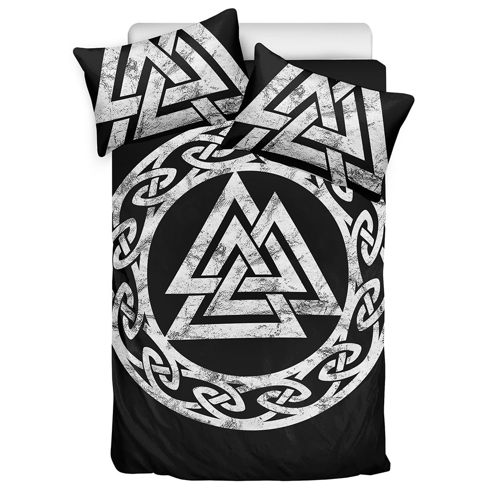 Viking Valhalla Symbol Print Duvet Cover Bedding Set