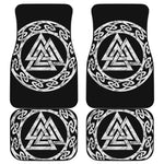 Viking Valhalla Symbol Print Front and Back Car Floor Mats