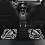 Viking Valhalla Symbol Print Front and Back Car Floor Mats