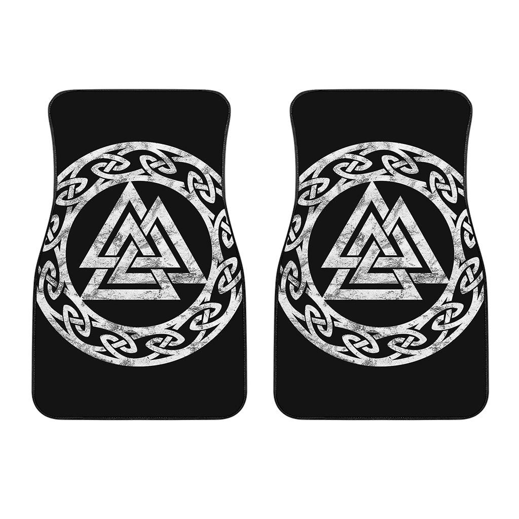 Viking Valhalla Symbol Print Front Car Floor Mats