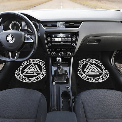 Viking Valhalla Symbol Print Front Car Floor Mats