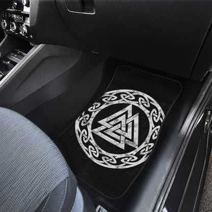 Viking Valhalla Symbol Print Front Car Floor Mats
