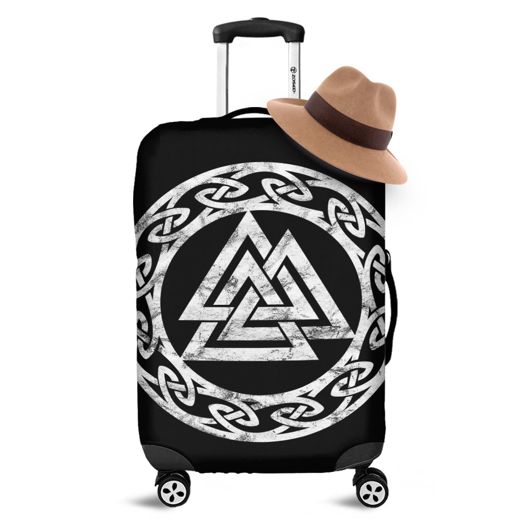 Viking Valhalla Symbol Print Luggage Cover