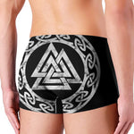 Viking Valhalla Symbol Print Men's Boxer Briefs