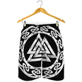 Viking Valhalla Symbol Print Men's Shorts