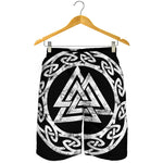 Viking Valhalla Symbol Print Men's Shorts