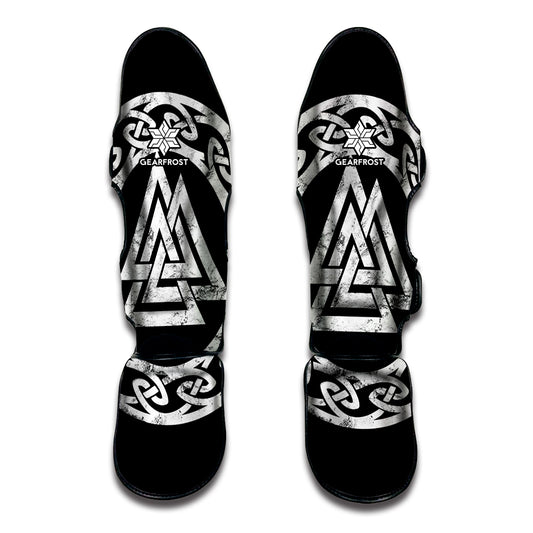 Viking Valhalla Symbol Print Muay Thai Shin Guard