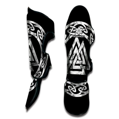 Viking Valhalla Symbol Print Muay Thai Shin Guard