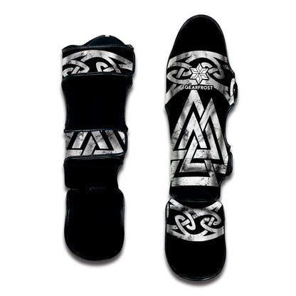 Viking Valhalla Symbol Print Muay Thai Shin Guard