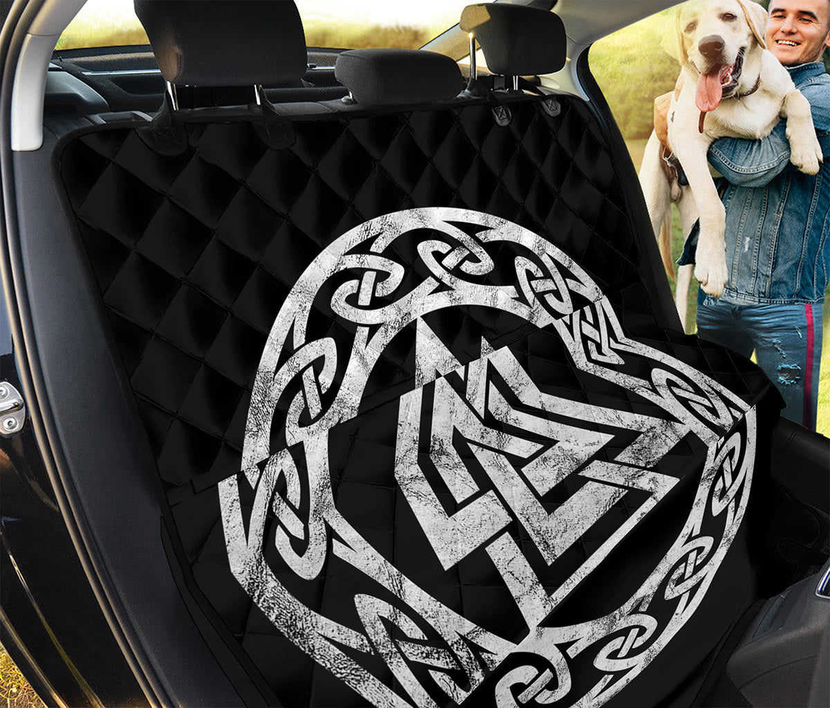 Viking Valhalla Symbol Print Pet Car Back Seat Cover
