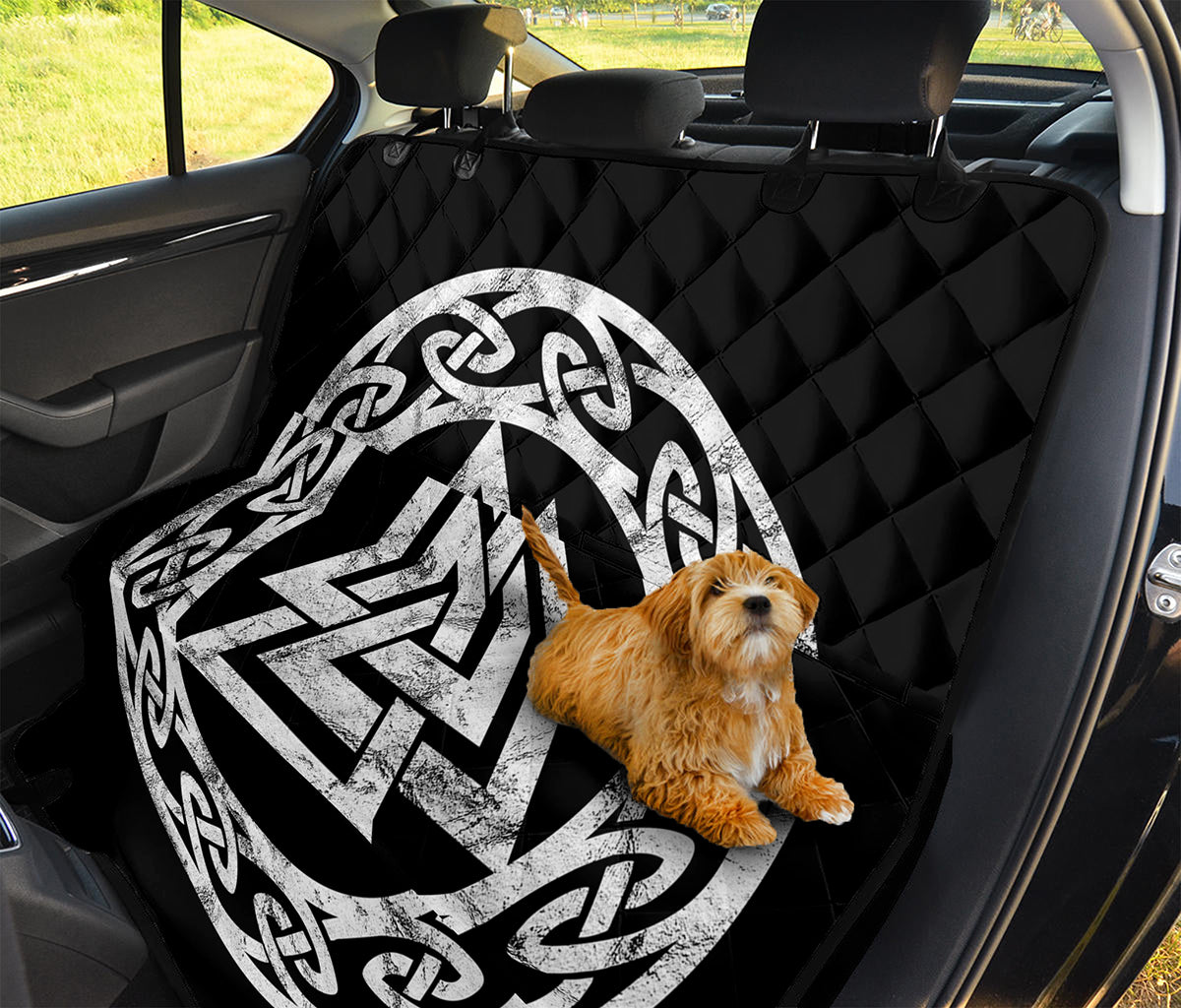Viking Valhalla Symbol Print Pet Car Back Seat Cover