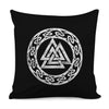 Viking Valhalla Symbol Print Pillow Cover