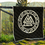 Viking Valhalla Symbol Print Quilt