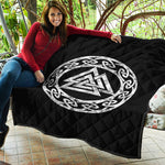 Viking Valhalla Symbol Print Quilt