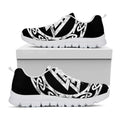 Viking Valhalla Symbol Print White Running Shoes