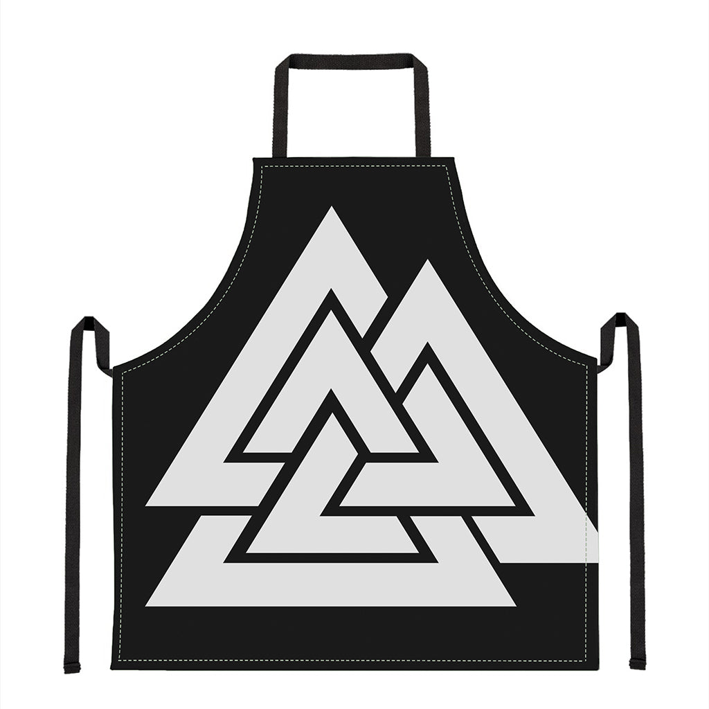 Viking Valknut Symbol Print Apron