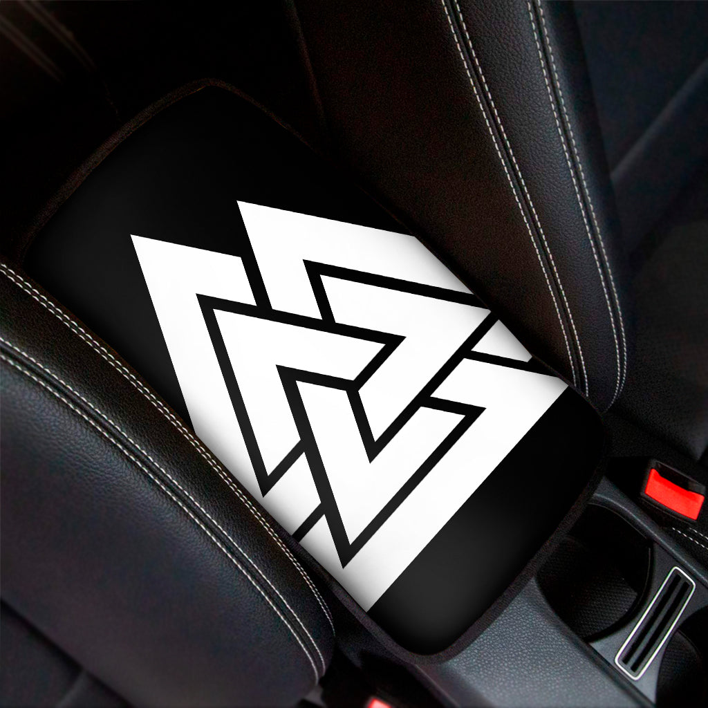 Viking Valknut Symbol Print Car Center Console Cover
