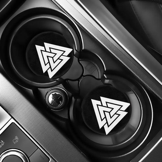 Viking Valknut Symbol Print Car Coasters