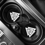 Viking Valknut Symbol Print Car Coasters