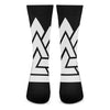 Viking Valknut Symbol Print Crew Socks
