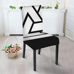 Viking Valknut Symbol Print Dining Chair Slipcover