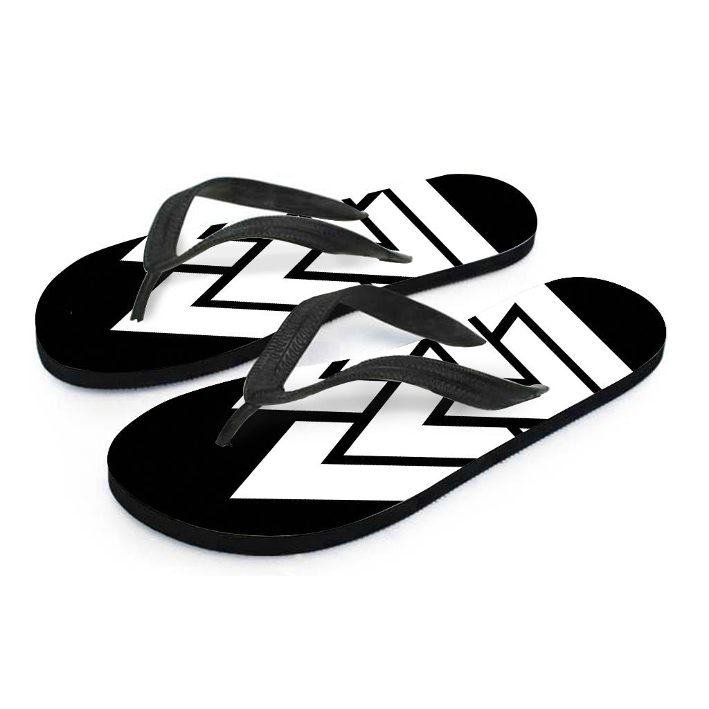 Viking Valknut Symbol Print Flip Flops