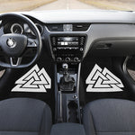 Viking Valknut Symbol Print Front Car Floor Mats