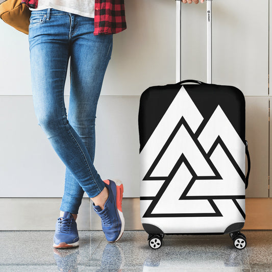 Viking Valknut Symbol Print Luggage Cover