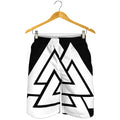 Viking Valknut Symbol Print Men's Shorts