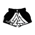 Viking Valknut Symbol Print Muay Thai Boxing Shorts