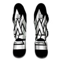 Viking Valknut Symbol Print Muay Thai Shin Guards