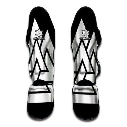 Viking Valknut Symbol Print Muay Thai Shin Guard