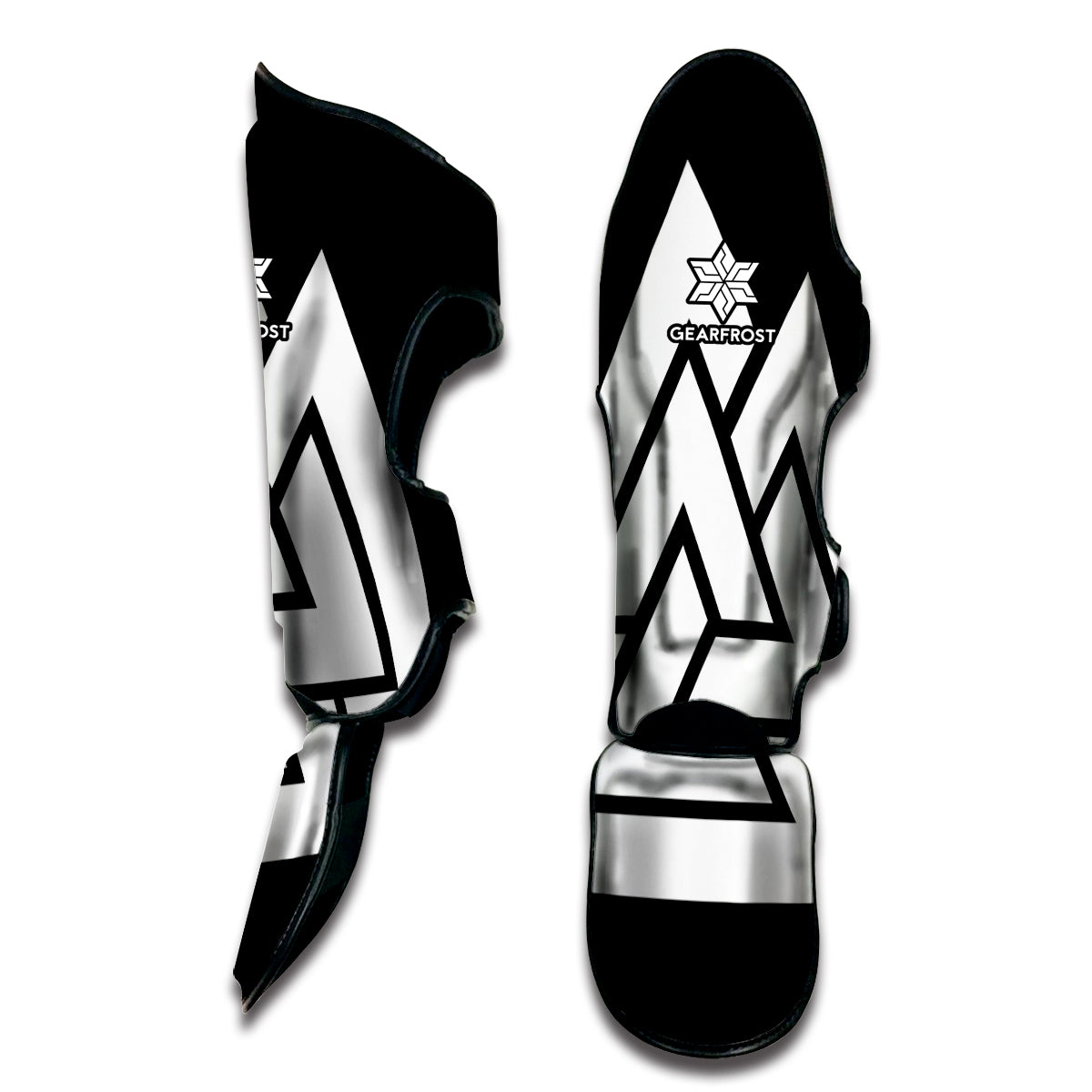 Viking Valknut Symbol Print Muay Thai Shin Guard