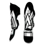 Viking Valknut Symbol Print Muay Thai Shin Guard