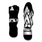Viking Valknut Symbol Print Muay Thai Shin Guard