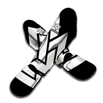 Viking Valknut Symbol Print Muay Thai Shin Guard