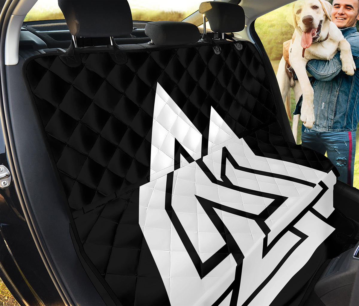 Viking Valknut Symbol Print Pet Car Back Seat Cover