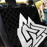 Viking Valknut Symbol Print Pet Car Back Seat Cover