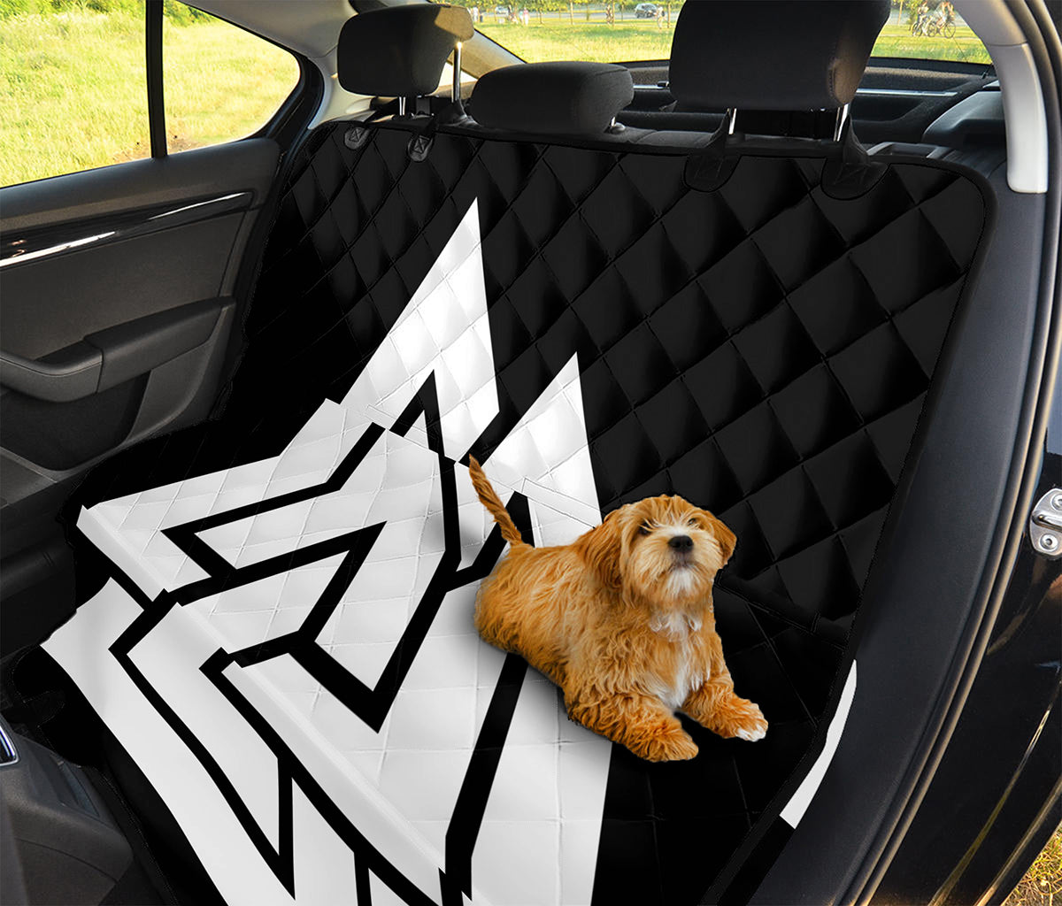 Viking Valknut Symbol Print Pet Car Back Seat Cover