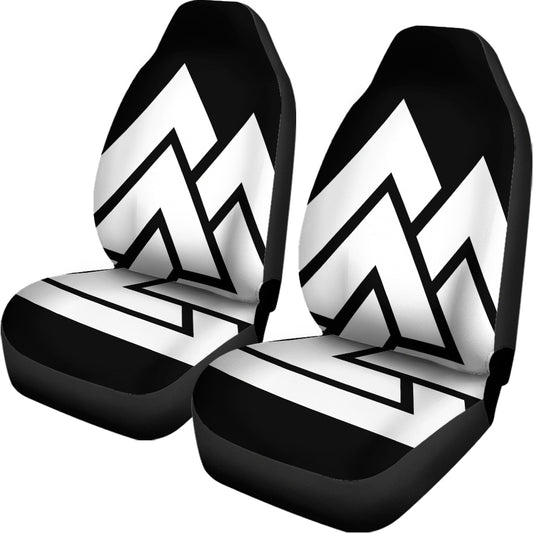 Viking Valknut Symbol Print Universal Fit Car Seat Covers