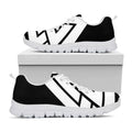 Viking Valknut Symbol Print White Running Shoes