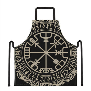 Viking Vegvisir Print Apron