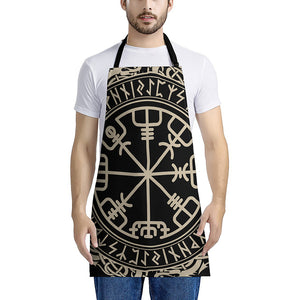 Viking Vegvisir Print Apron