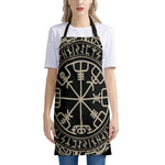 Viking Vegvisir Print Apron