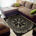 Viking Vegvisir Print Floor Mat