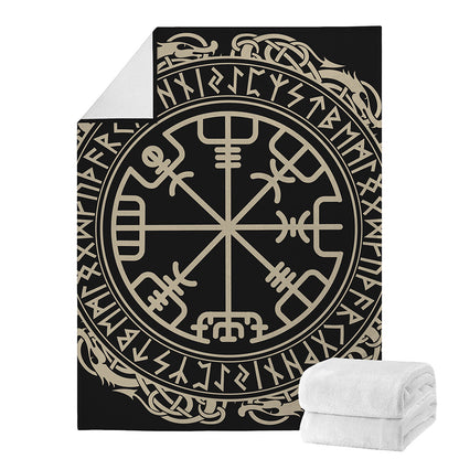 Viking Vegvisir Print Blanket
