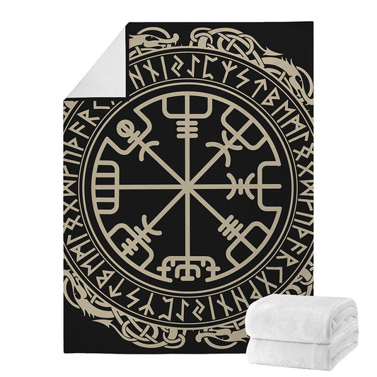 Viking Vegvisir Print Blanket
