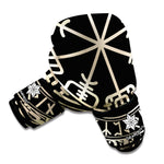 Viking Vegvisir Print Boxing Gloves