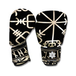 Viking Vegvisir Print Boxing Gloves