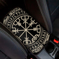 Viking Vegvisir Print Car Center Console Cover